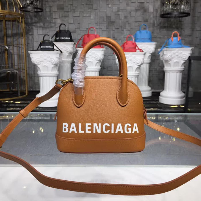 BALENCIAG巴黎世家 18SS系列小號貝殼包 十字紋小牛皮 亦可斜挎手提  BL1666